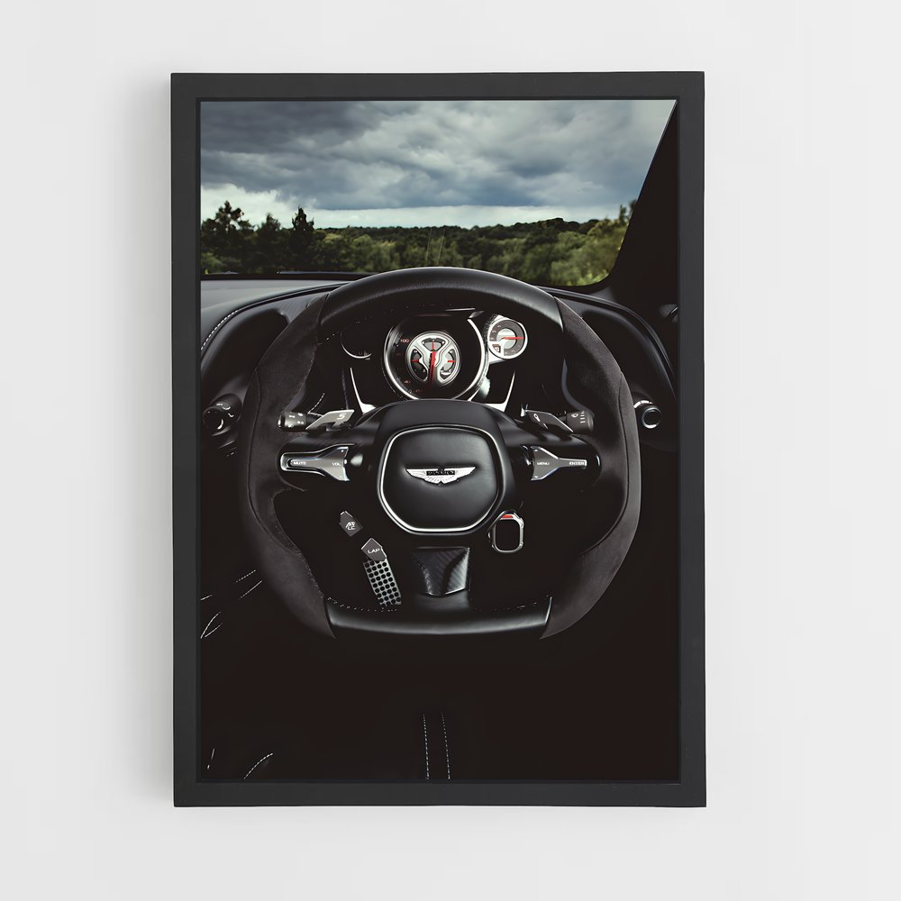 Poster Volant vers l'Aventure – affiche Aston Martin (vue 2)