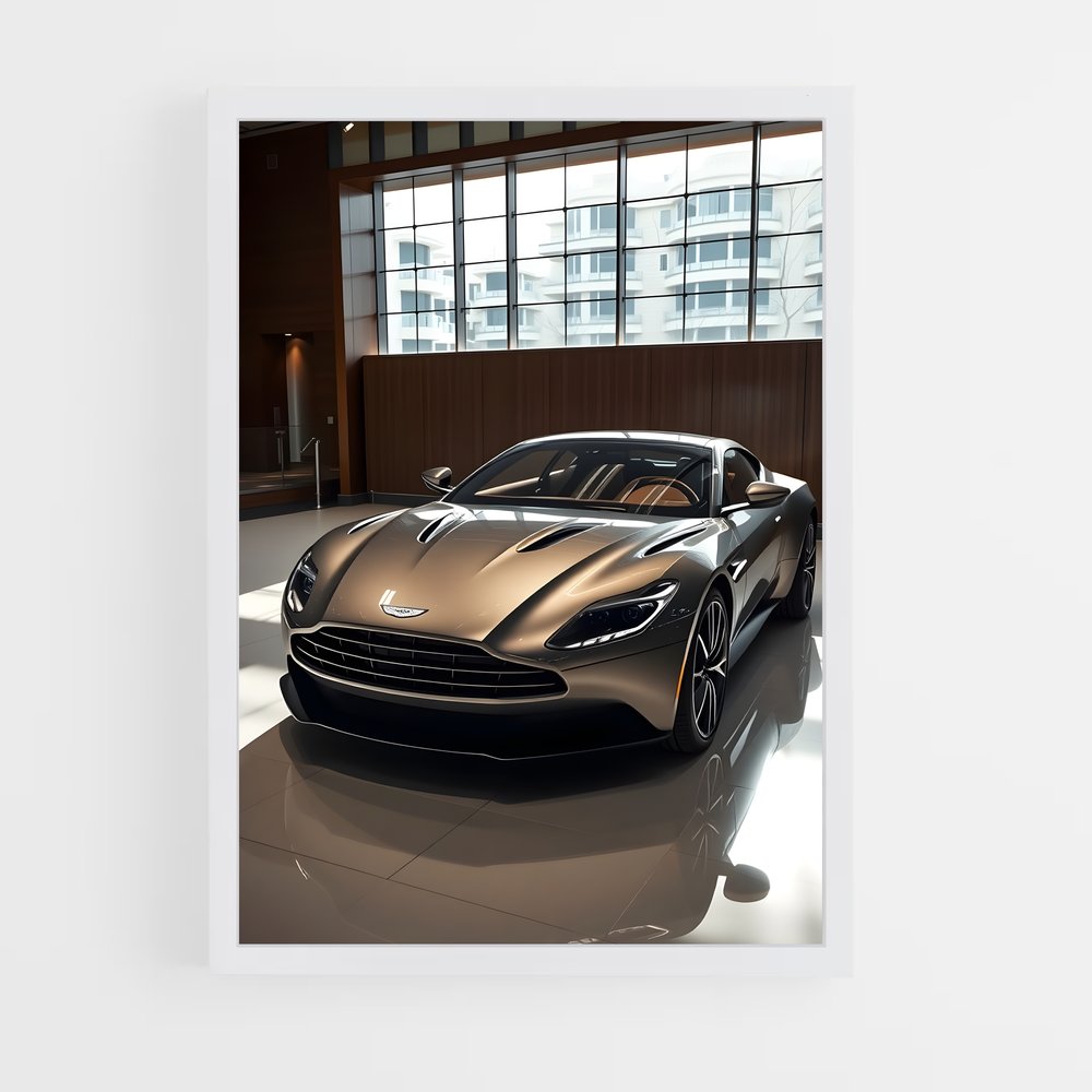 Poster puissance roues – affiche Aston Martin (vue 3)