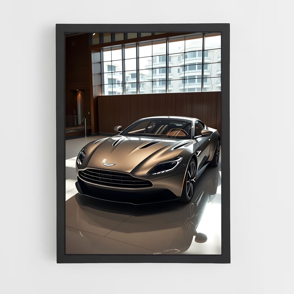Poster puissance roues – affiche Aston Martin (vue 2)