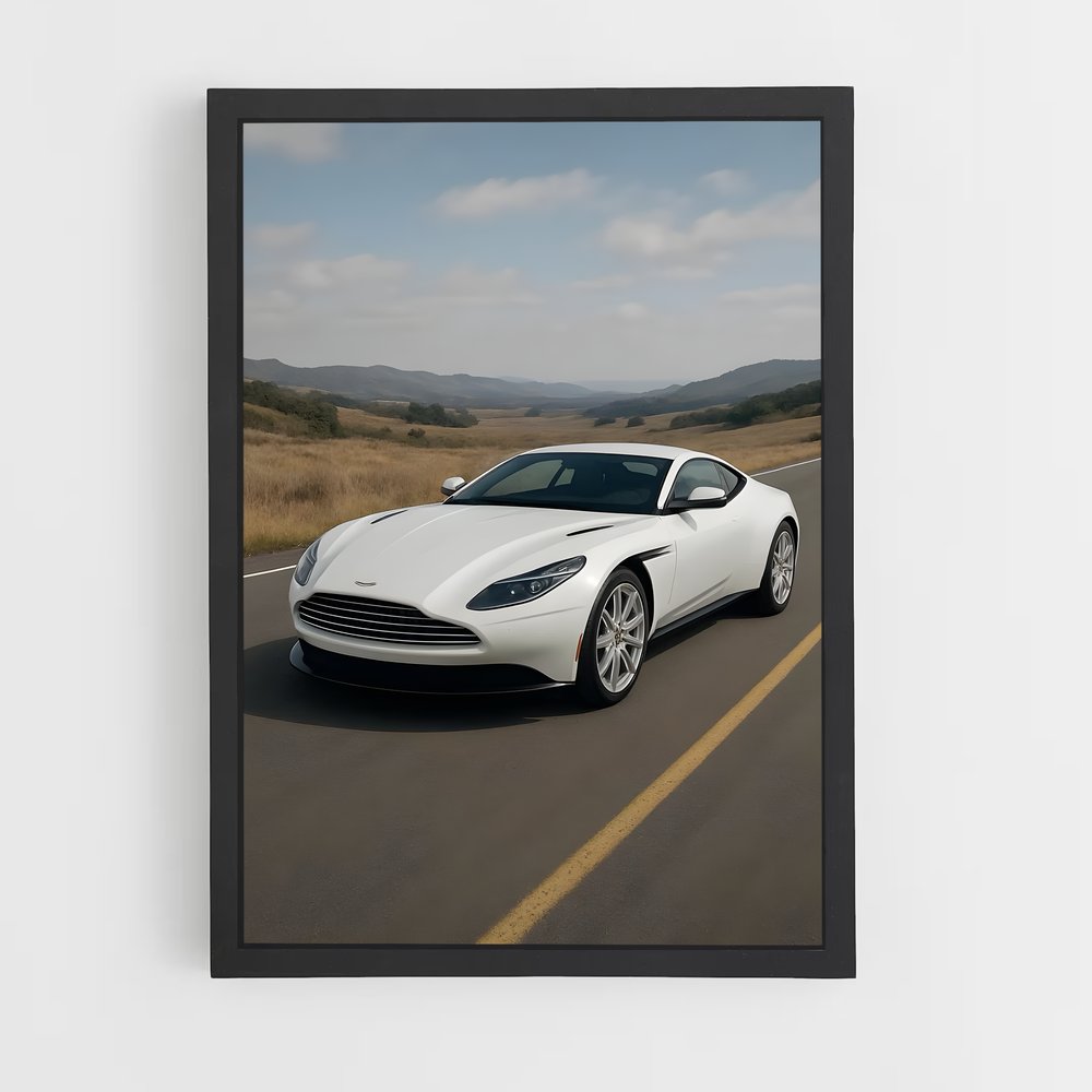Poster Vitesse élégance Aston – affiche Aston Martin (vue 2)