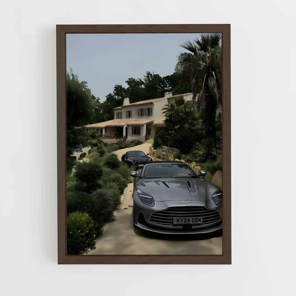 Poster L'Audace Noire – affiche Aston Martin (vue 5)