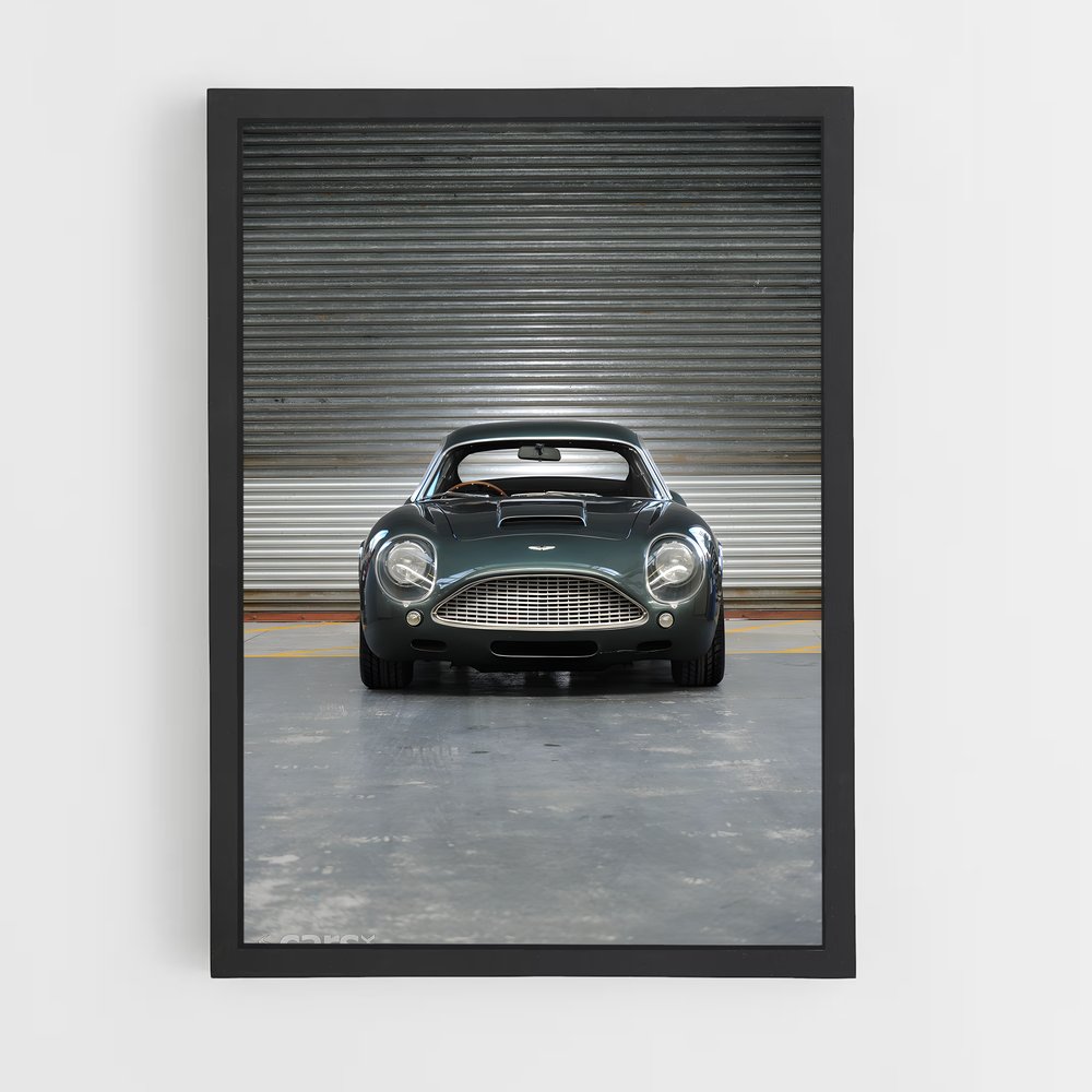Poster Garage Émeraude – affiche Aston Martin (vue 2)