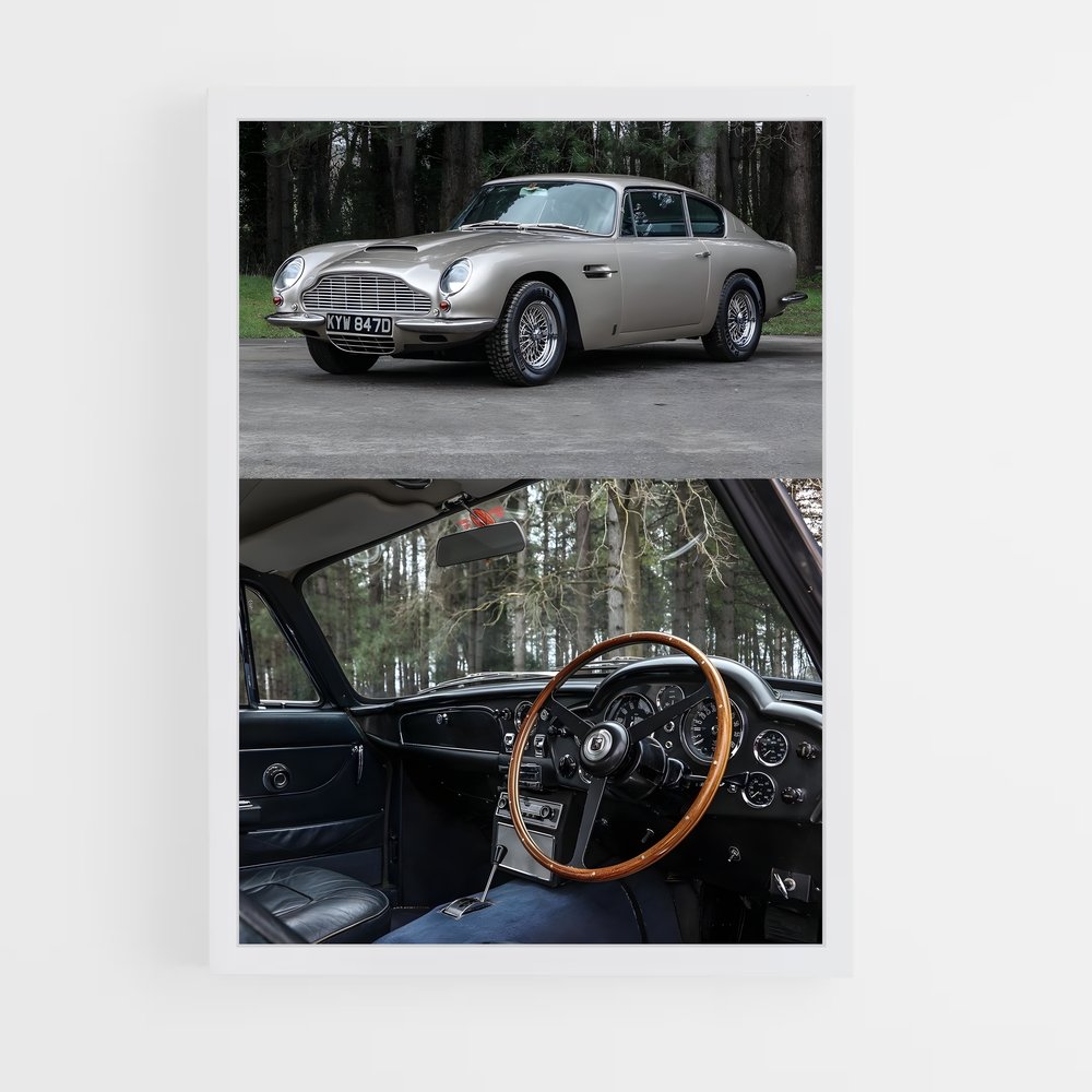 Poster Vitesse élégance papier – affiche Aston Martin (vue 3)