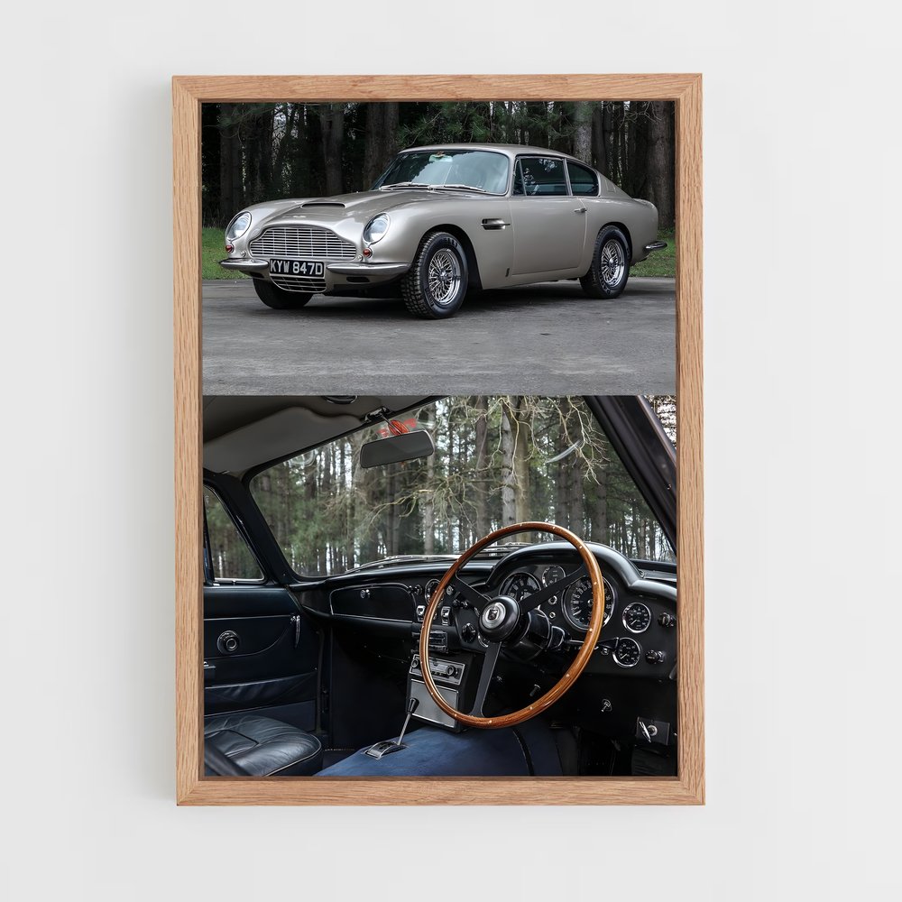 Poster Vitesse élégance papier – affiche Aston Martin (vue 4)