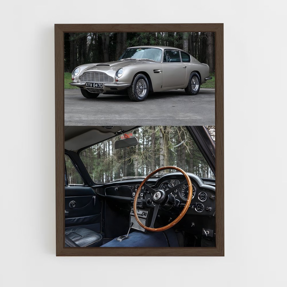 Poster Vitesse élégance papier – affiche Aston Martin (vue 5)