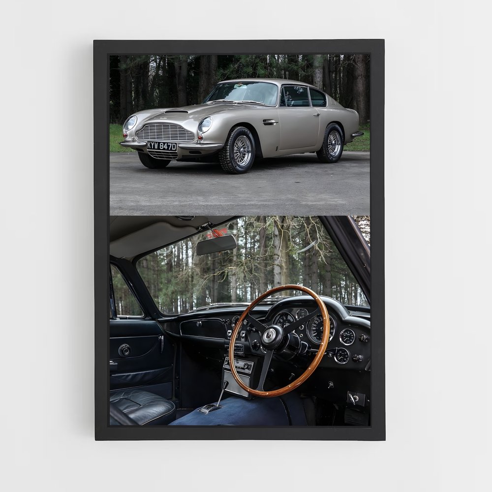 Poster Vitesse élégance papier – affiche Aston Martin (vue 2)