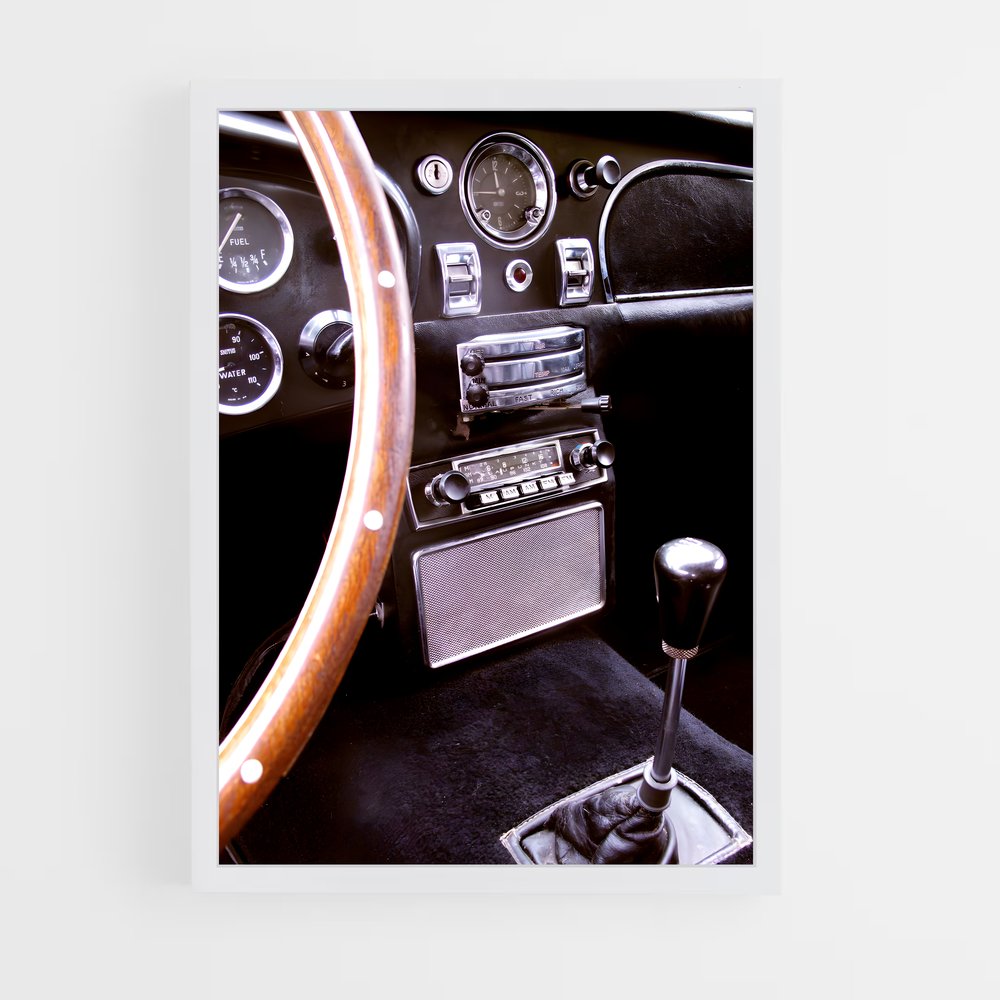 Poster conduite stylée – affiche Aston Martin (vue 3)