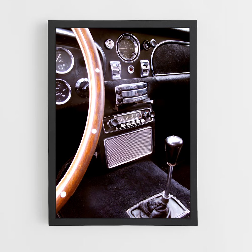 Poster conduite stylée – affiche Aston Martin (vue 2)