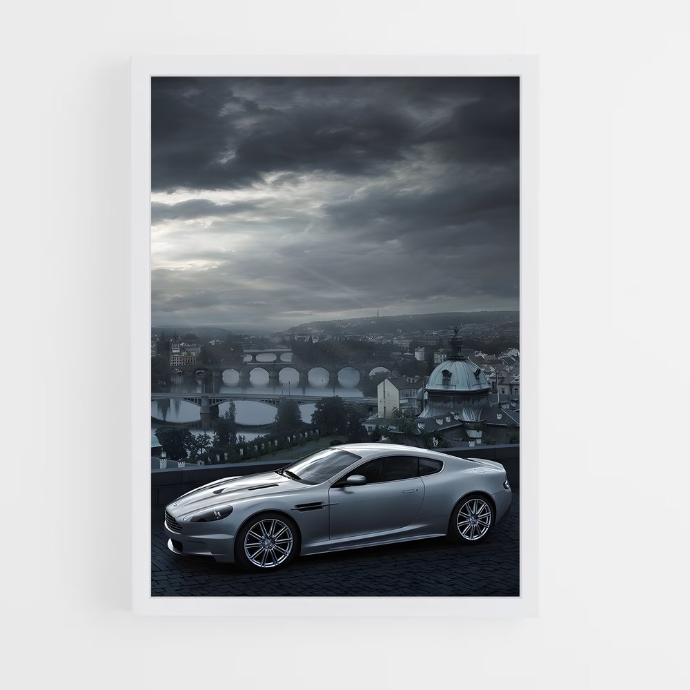 Poster Route de Luxe – affiche Aston Martin (vue 3)