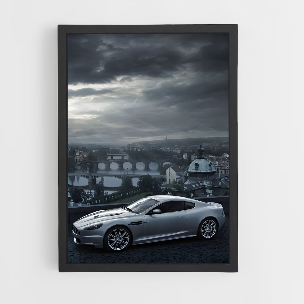 Poster Route de Luxe – affiche Aston Martin (vue 2)