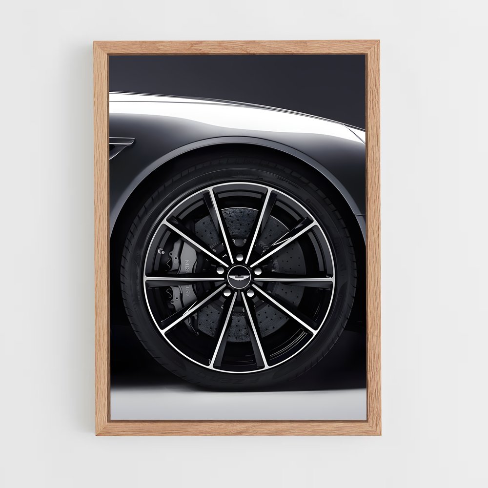 Poster Vroom roues – affiche Aston Martin (vue 4)