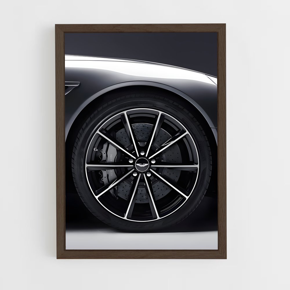 Poster Vroom roues – affiche Aston Martin (vue 5)