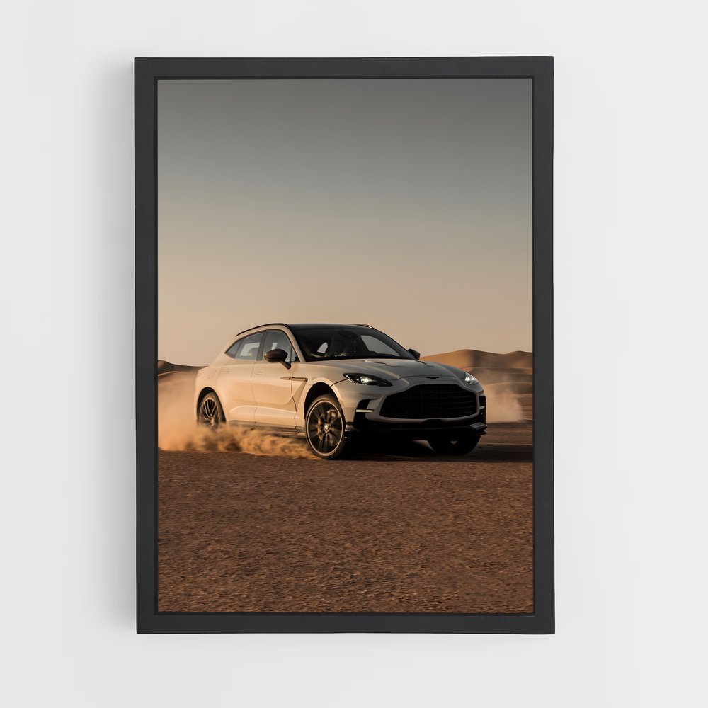 Poster Route de Sable – affiche Aston Martin (vue 2)