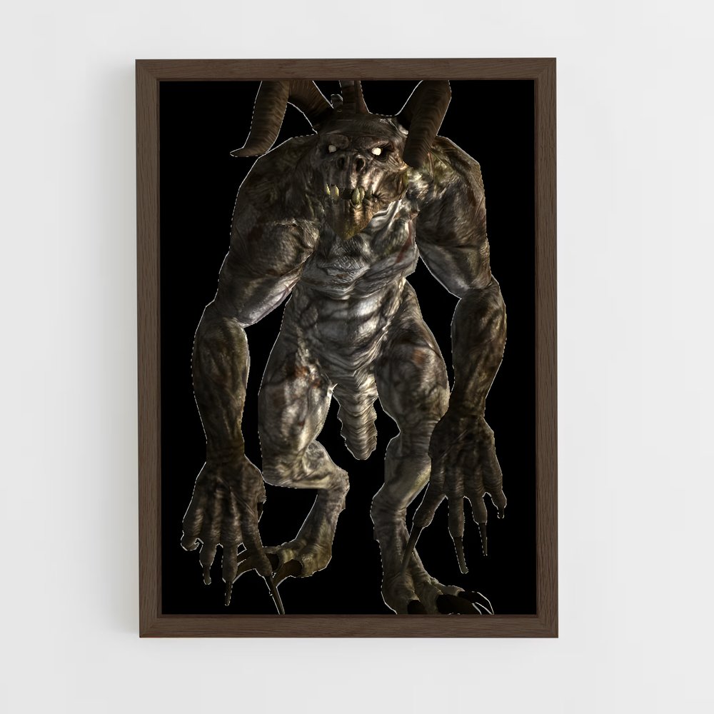 Poster L’Antre du Deathclaw – affiche Fallout (vue 5)