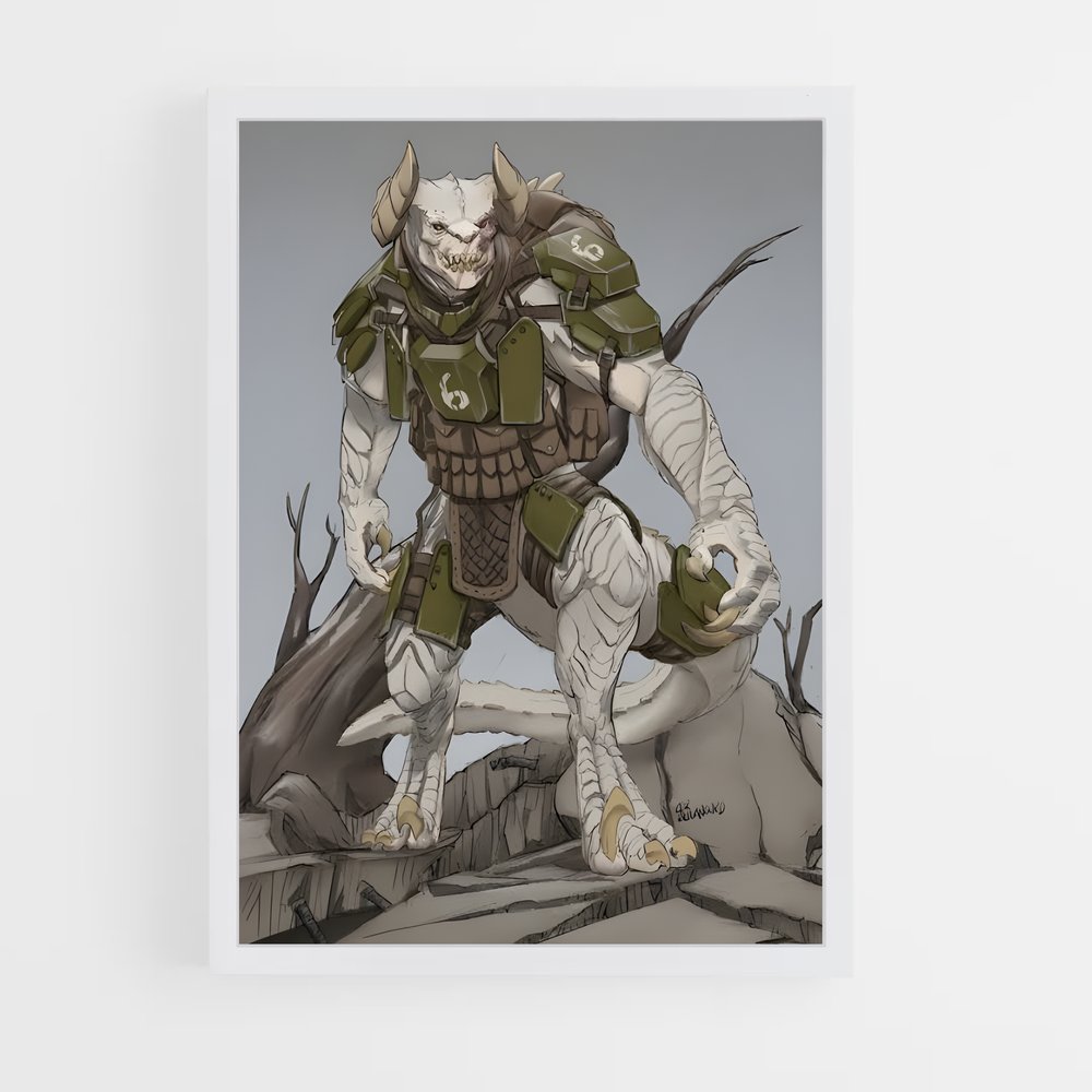 Poster Deathclaw Unleashed – affiche Fallout (vue 3)