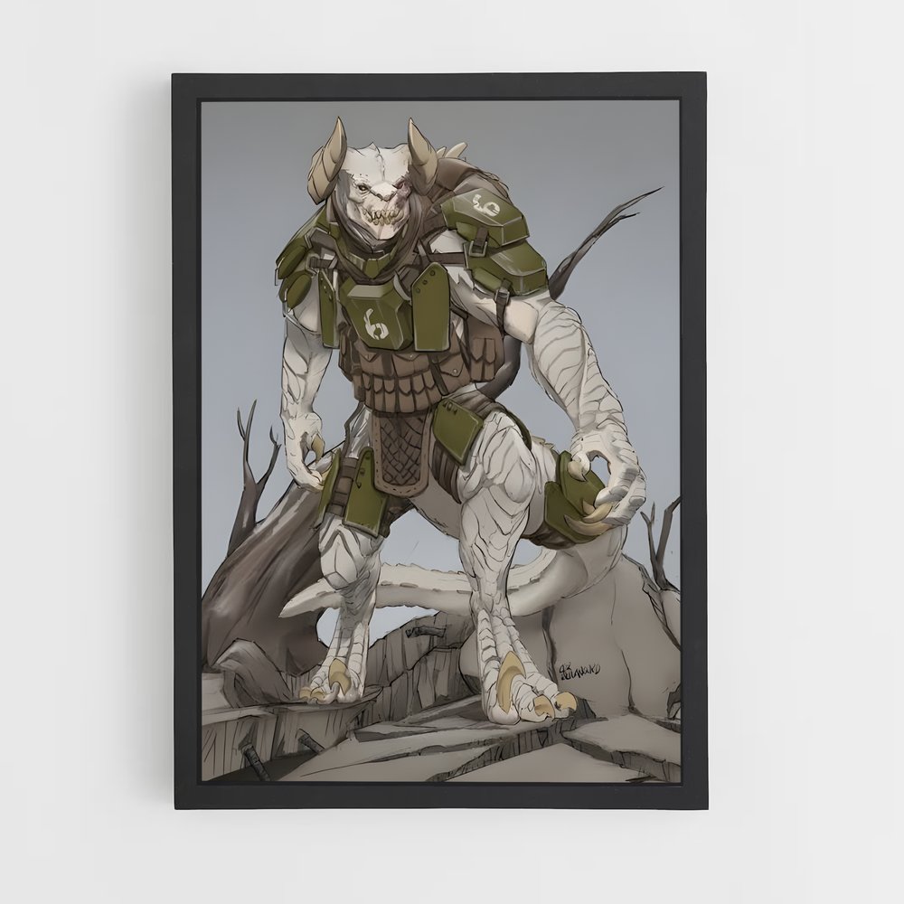 Poster Deathclaw Unleashed – affiche Fallout (vue 2)