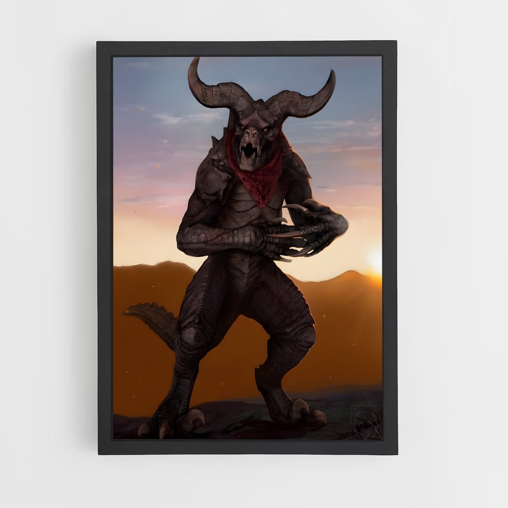Poster Le Démon des Ombres – affiche Fallout (vue 2)
