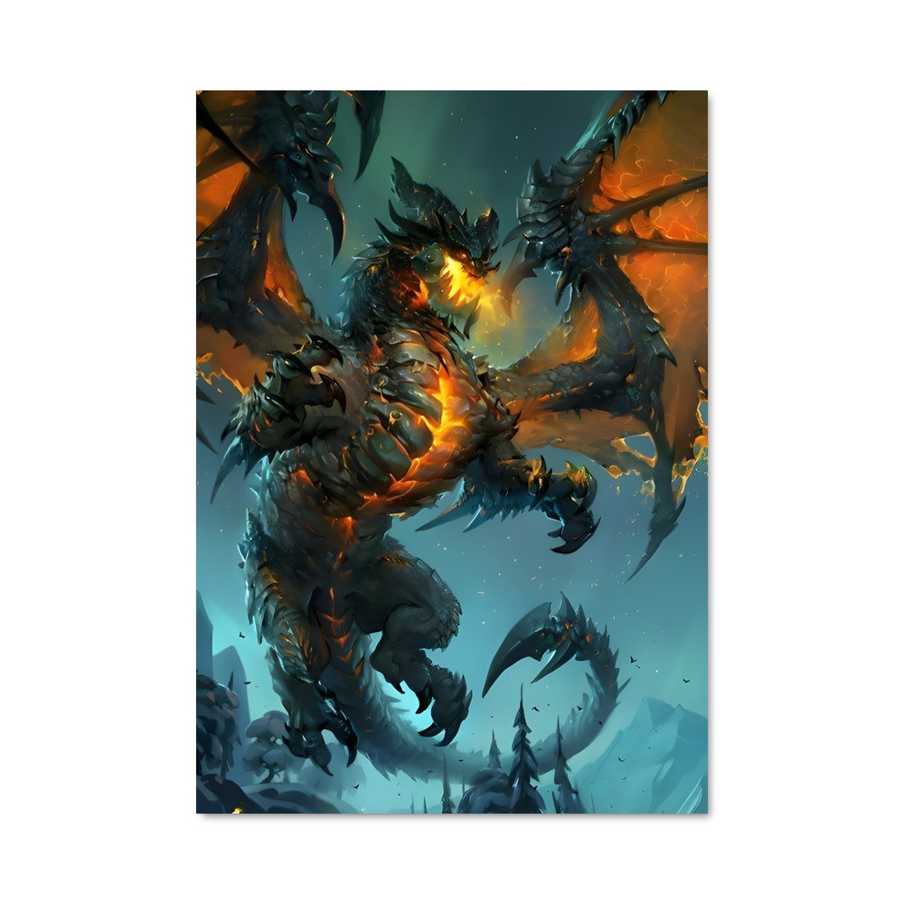Poster Deathwing dragon – affiche World of Warcraft