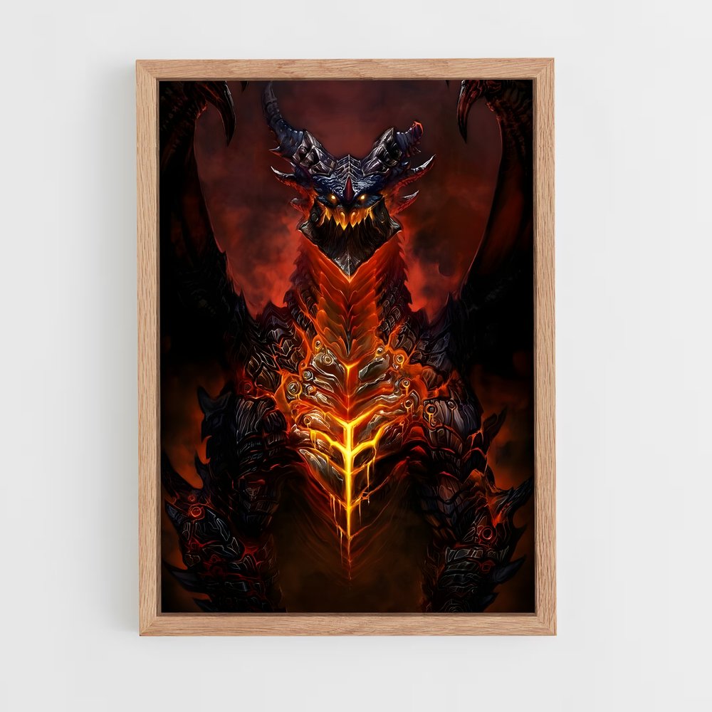 Poster Le Maître des Démons – affiche World of Warcraft (vue 4)