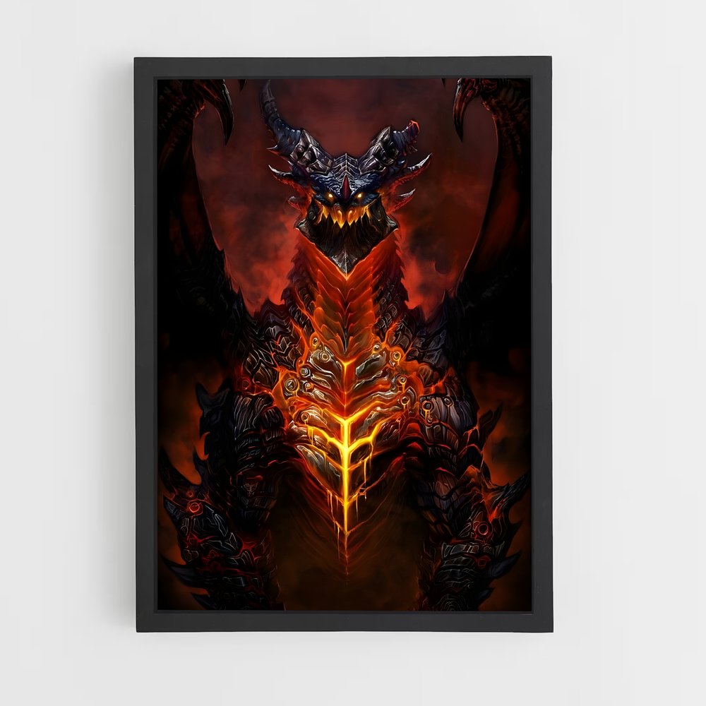Poster Le Maître des Démons – affiche World of Warcraft (vue 2)