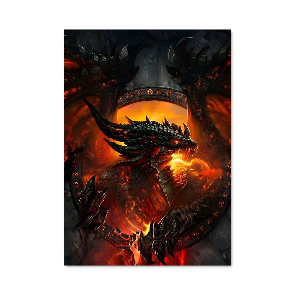 Poster Dragon de l'Apocalypse – affiche World of Warcraft