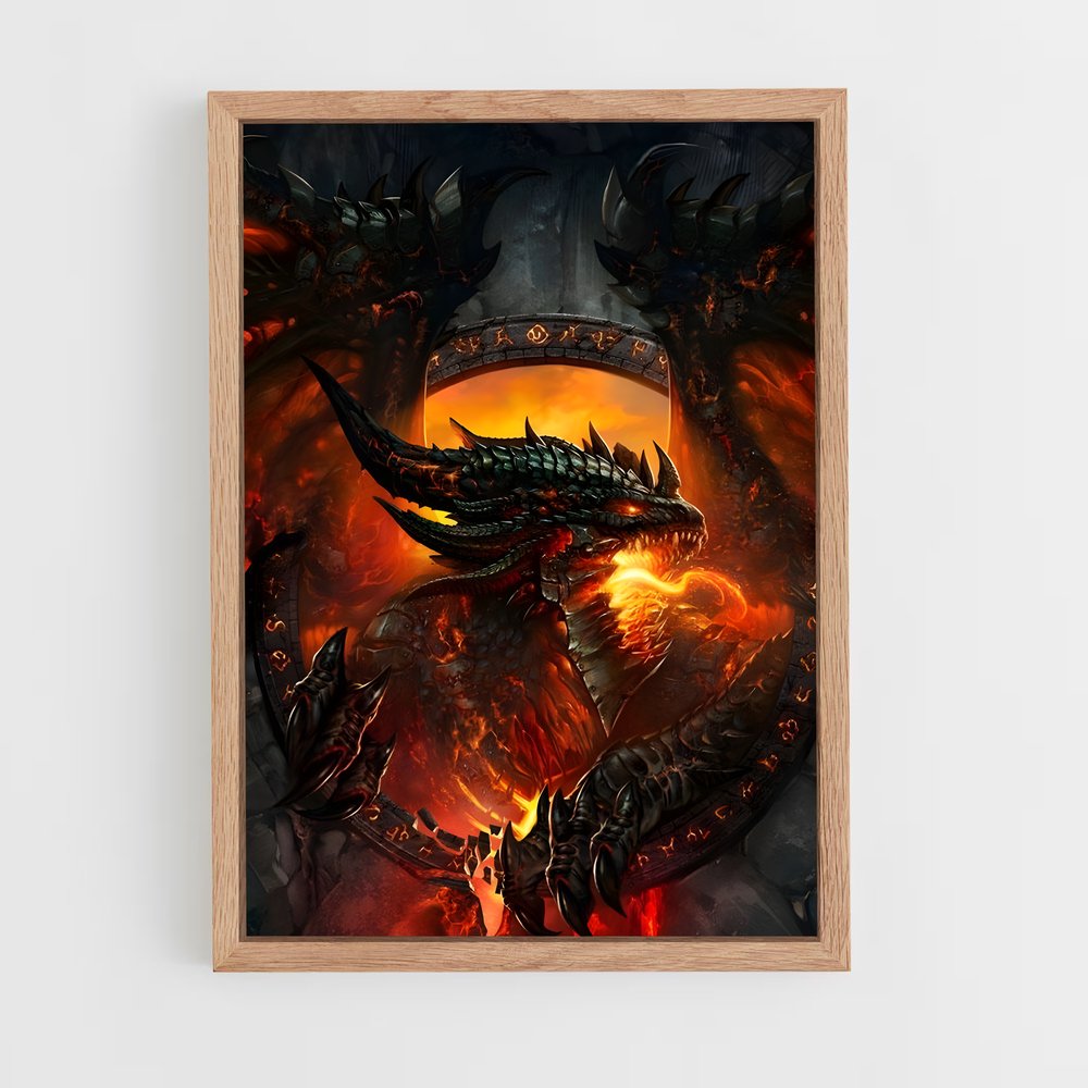 Poster Dragon de l'Apocalypse – affiche World of Warcraft (vue 4)