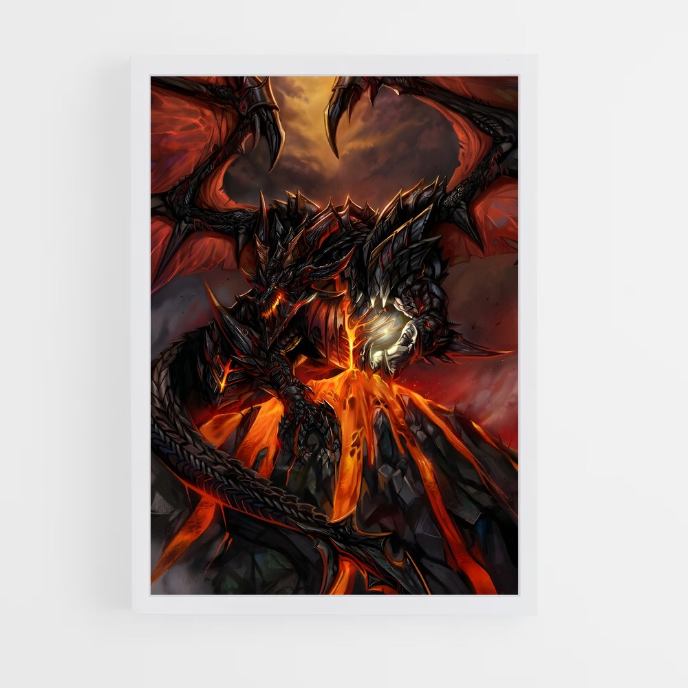 Poster Dragon des Flammes – affiche World of Warcraft (vue 3)