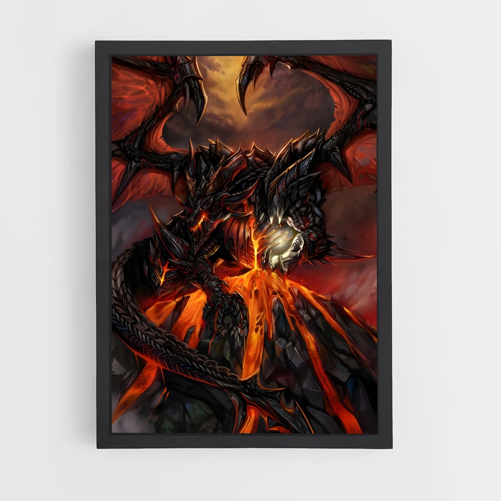 Poster Dragon des Flammes – affiche World of Warcraft (vue 2)