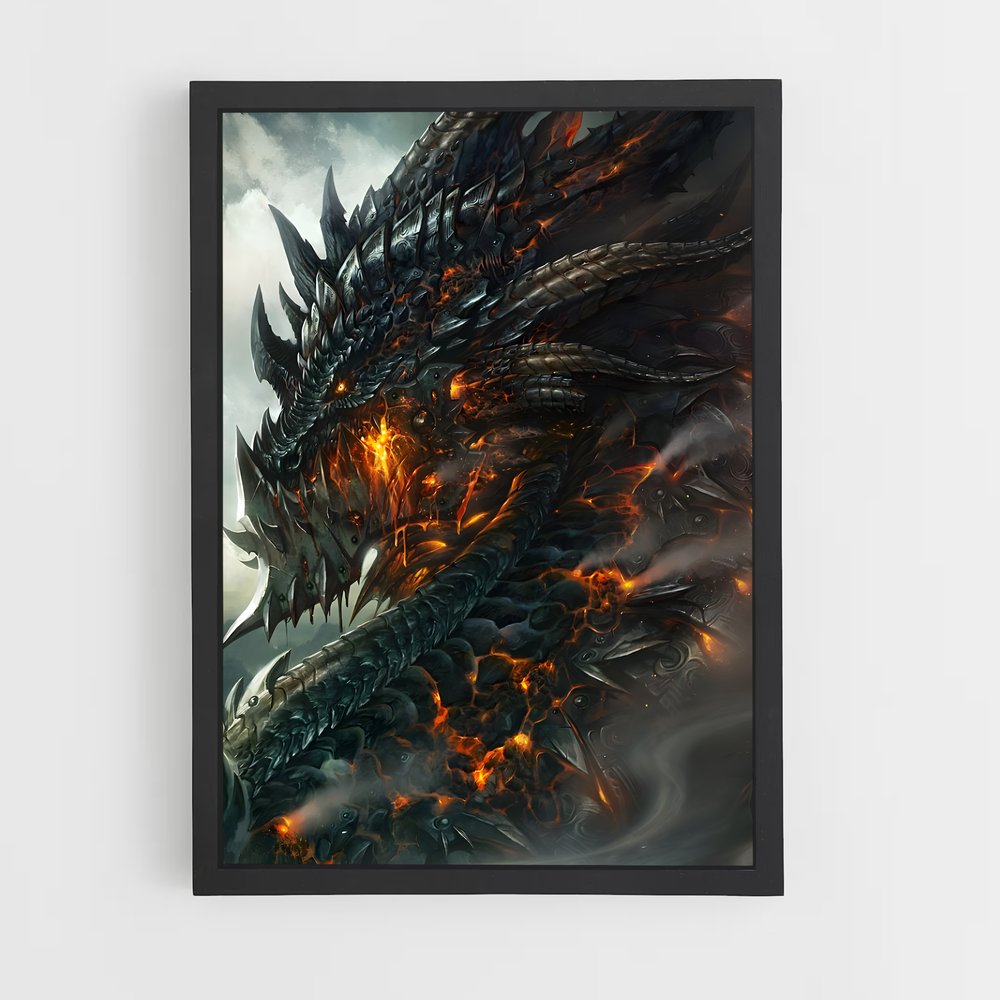 Poster Deathwing Draconique – affiche World of Warcraft (vue 2)