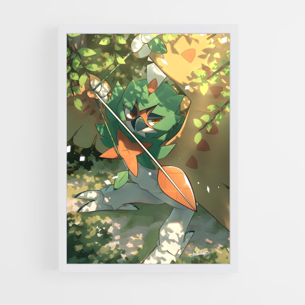 Poster Decidueye sagesse – affiche Pokemon (vue 3)