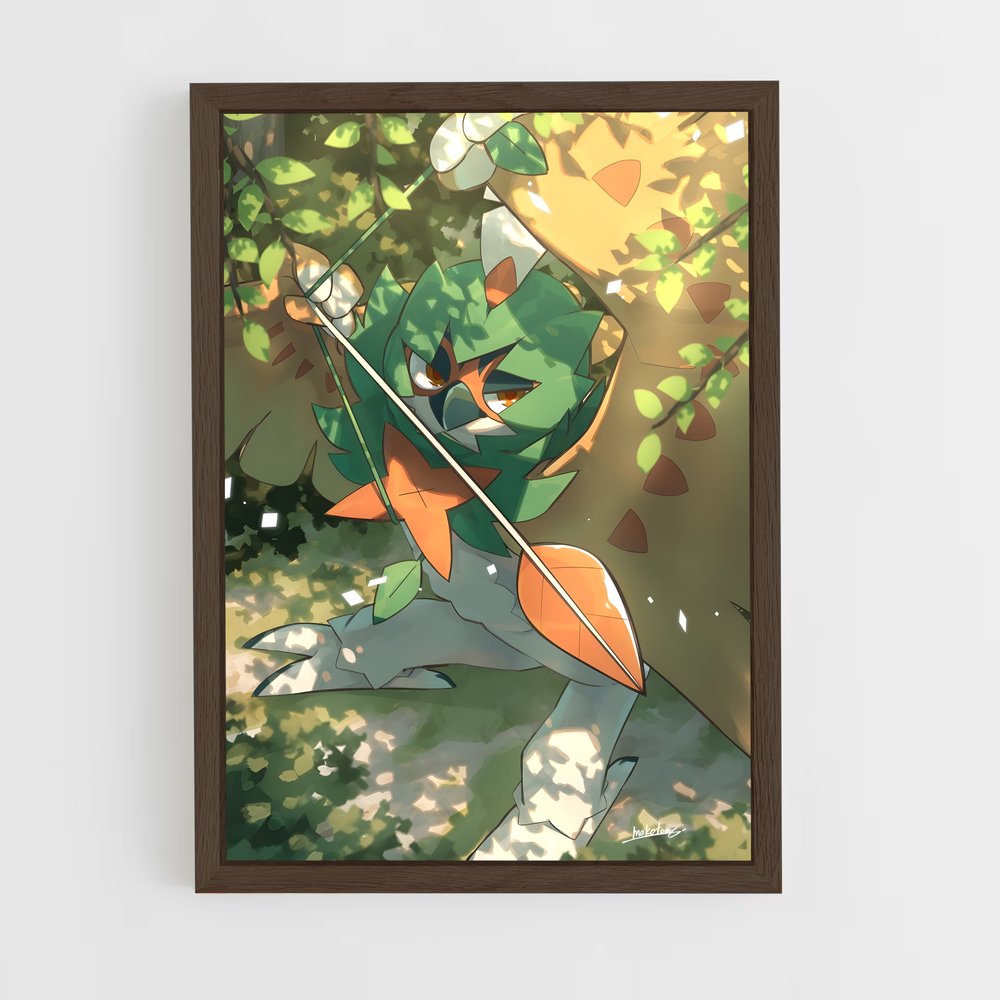 Poster Decidueye sagesse – affiche Pokemon (vue 5)