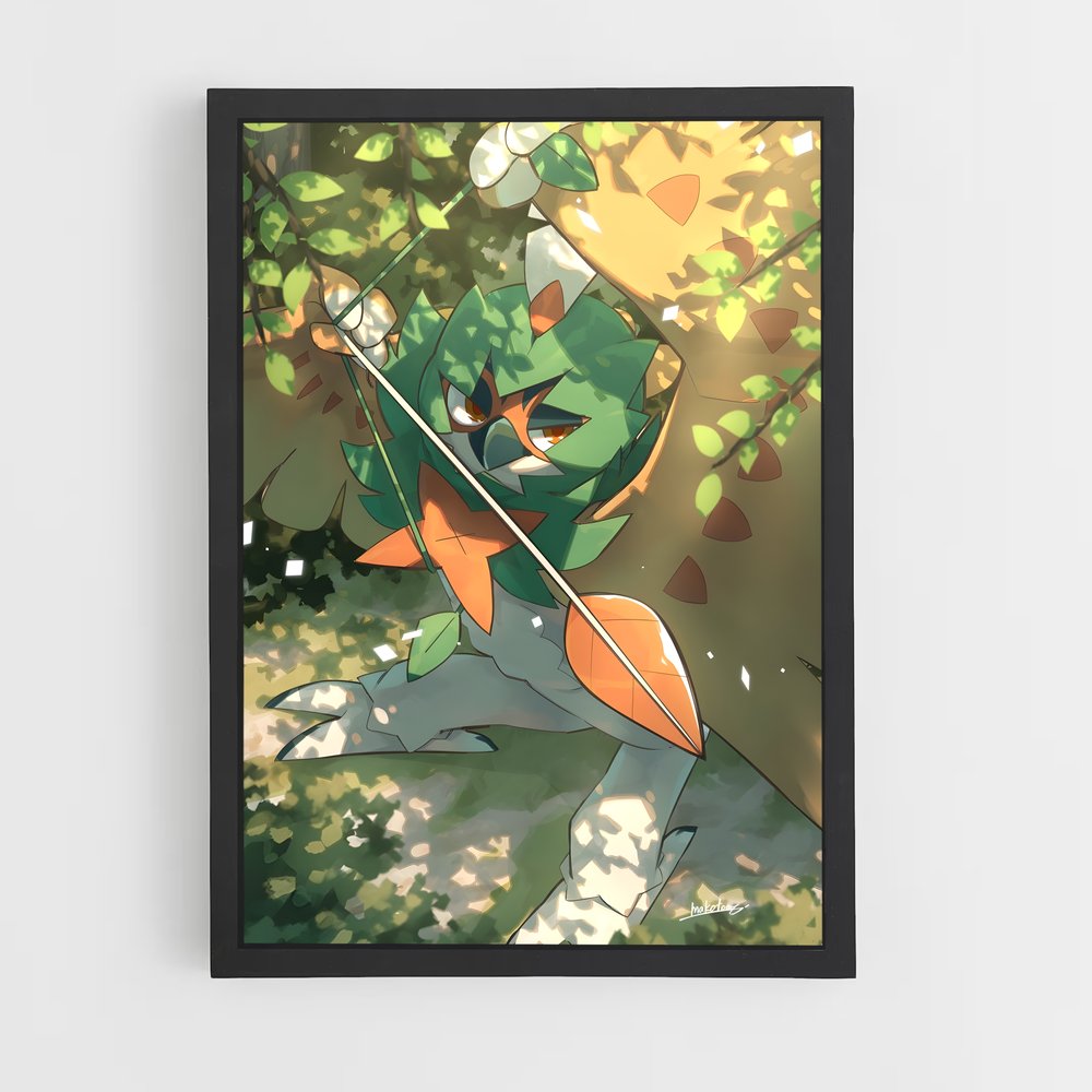 Poster Decidueye sagesse – affiche Pokemon (vue 2)