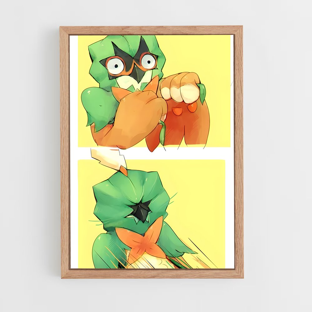 Poster Foxy Decidueye – affiche Pokemon (vue 4)