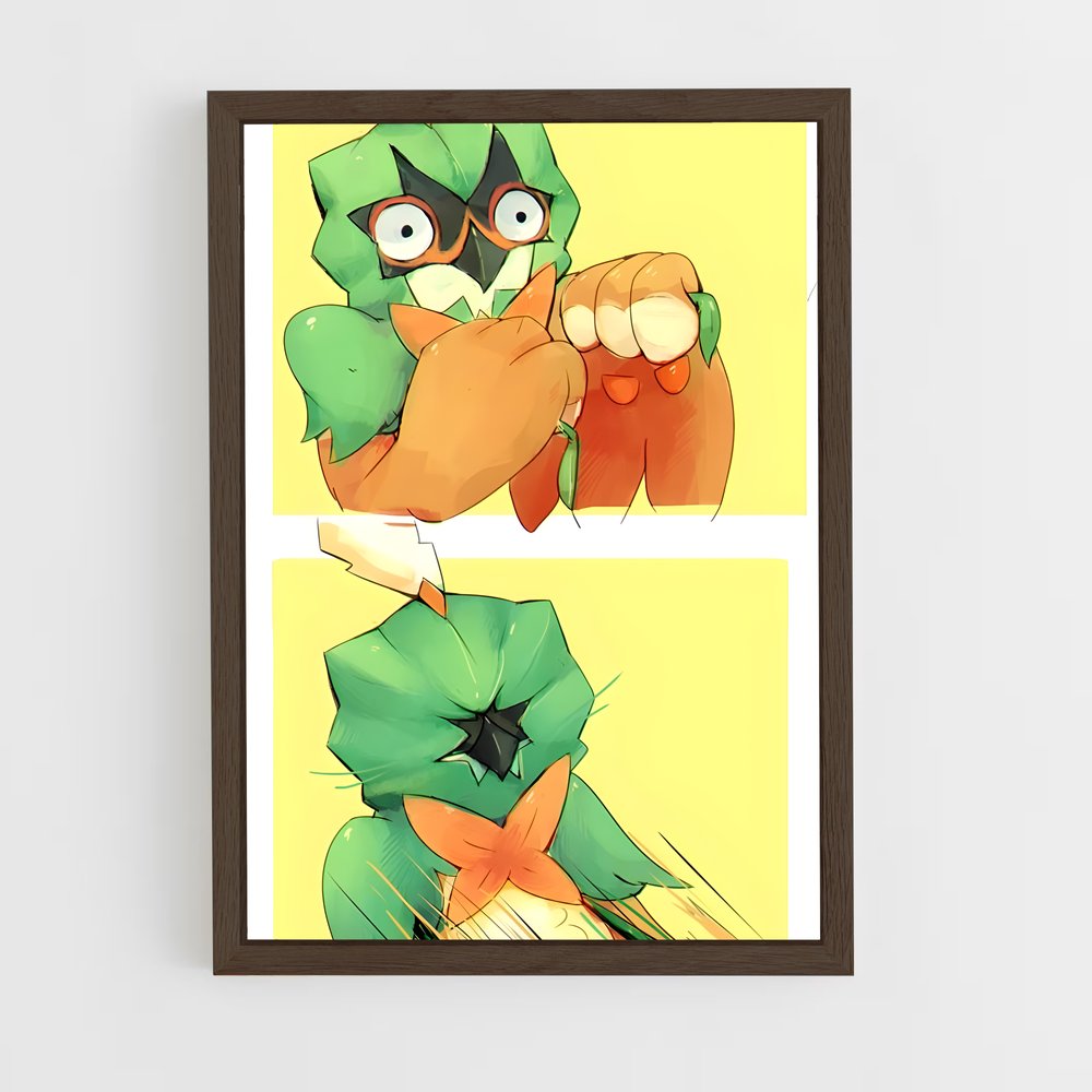 Poster Foxy Decidueye – affiche Pokemon (vue 5)