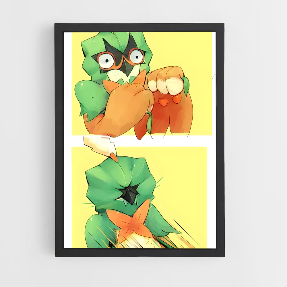 Poster Foxy Decidueye – affiche Pokemon (vue 2)