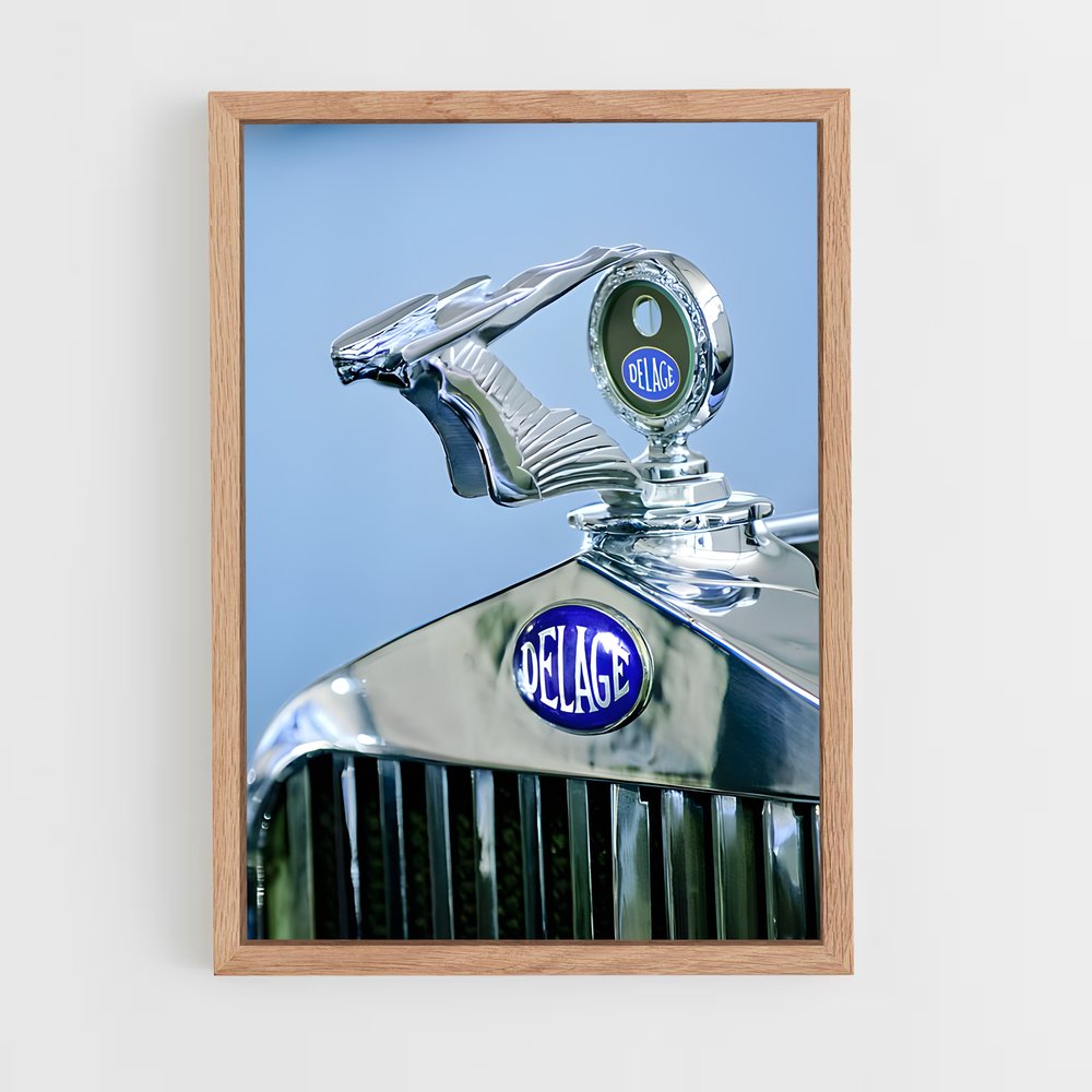 Poster L'Élégance Automobile – affiche Delage (vue 4)