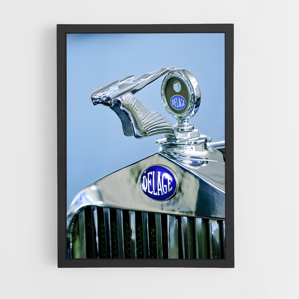 Poster L'Élégance Automobile – affiche Delage (vue 2)