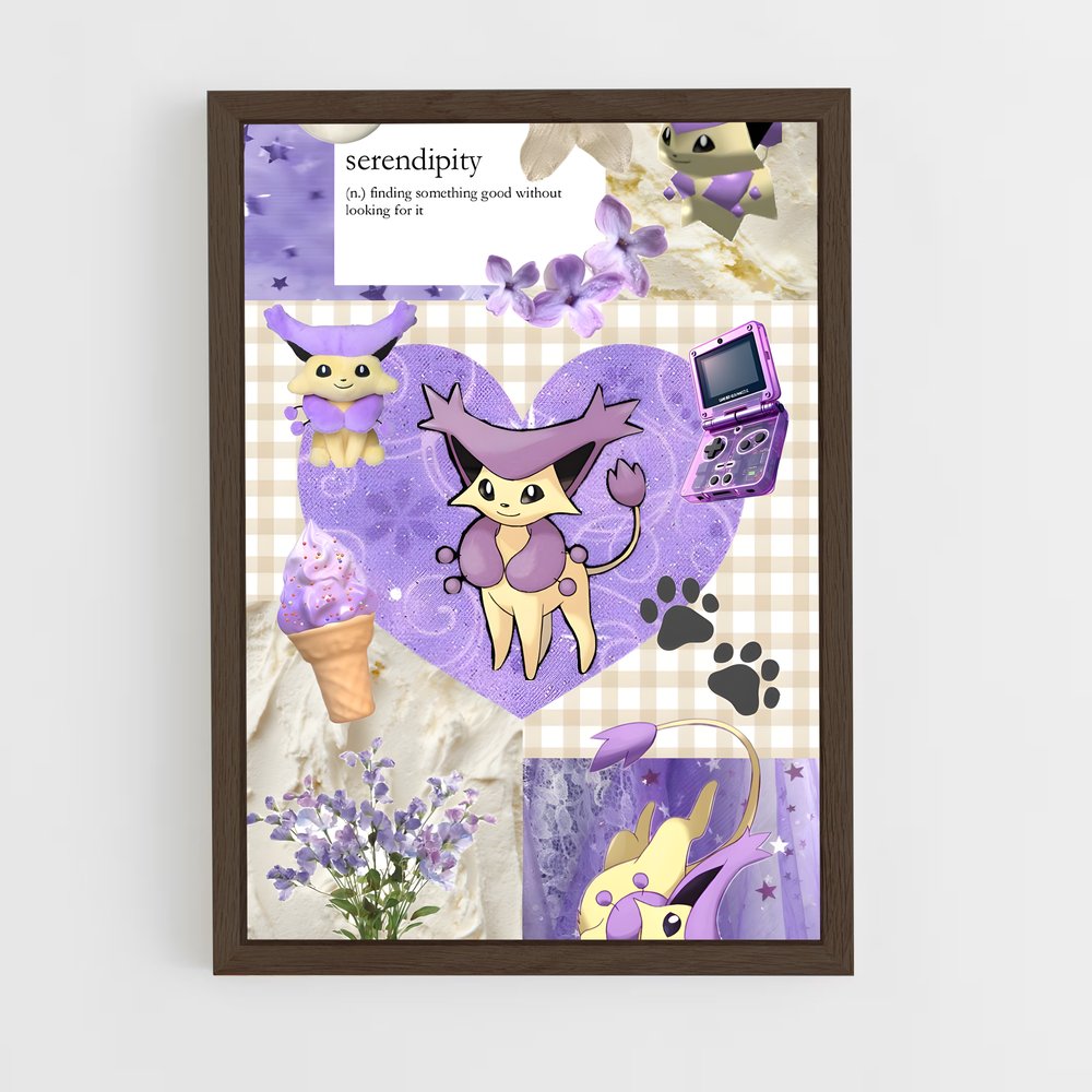 Poster Fleur de Delcatty – affiche Pokemon (vue 5)