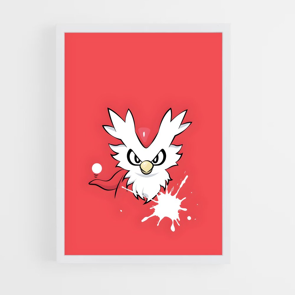 Poster Hibou Magique – affiche Pokemon (vue 3)