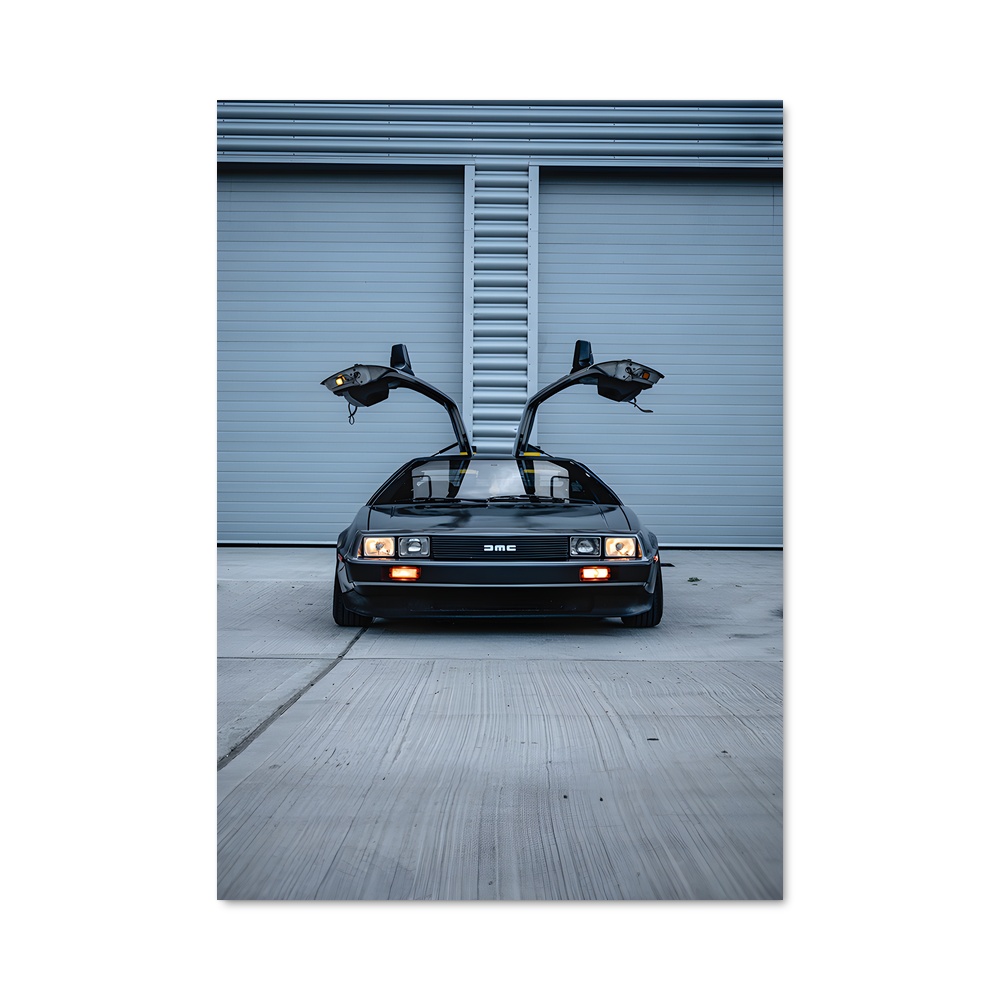 Poster Delorean Temps