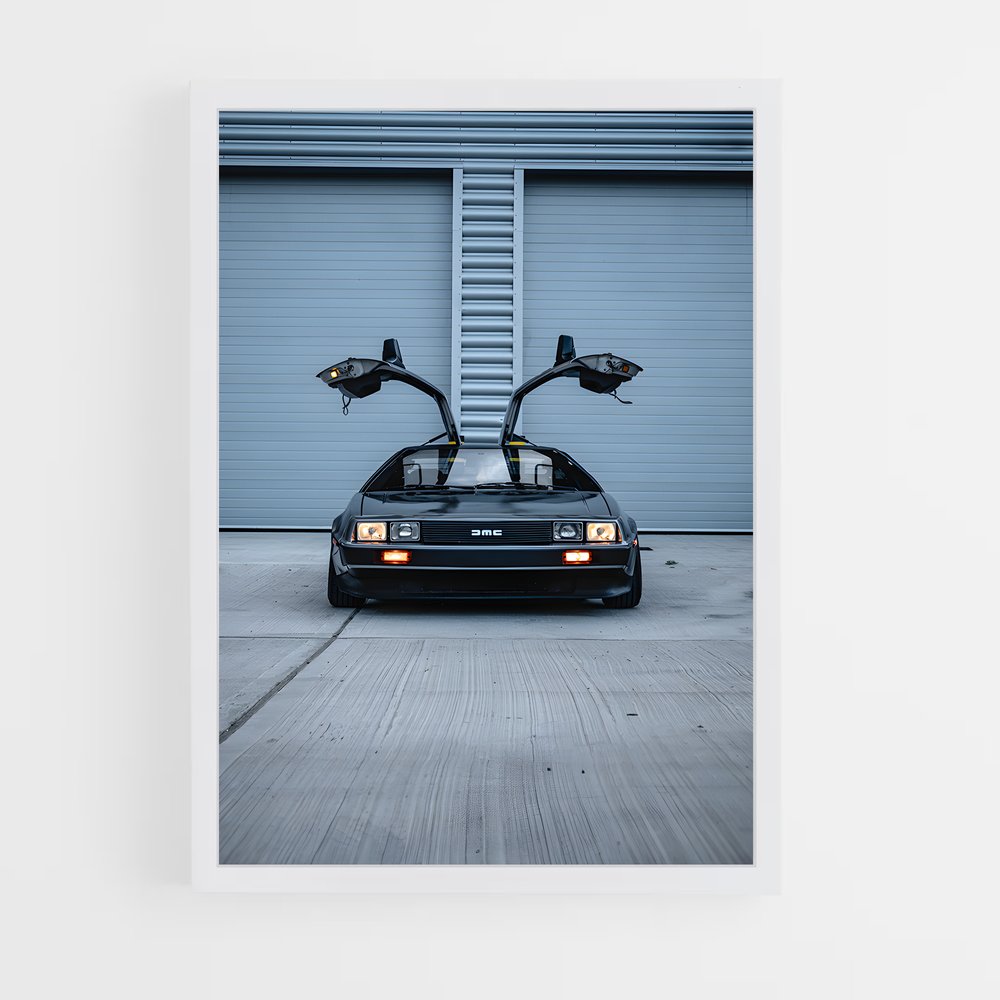 Poster Delorean Temps (vue 3)