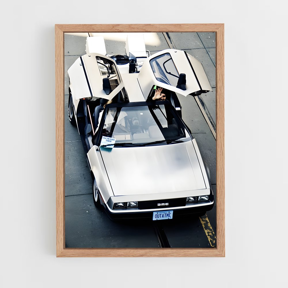 Poster Delorean route (vue 4)