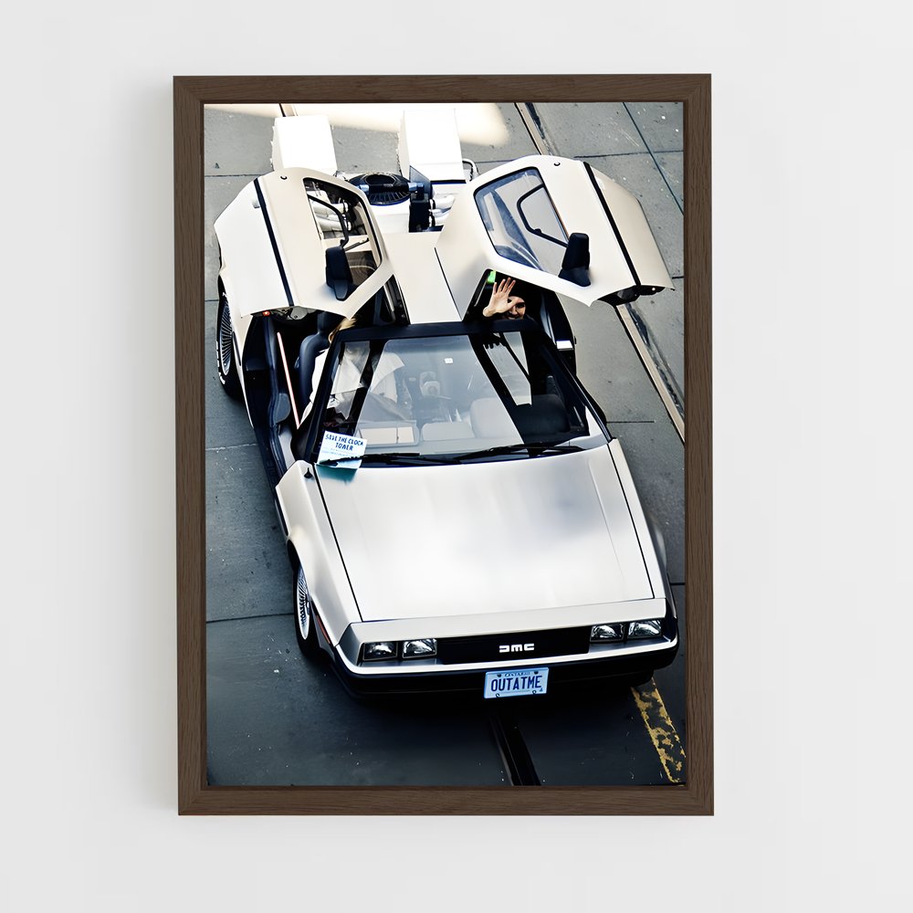 Poster Delorean route (vue 5)