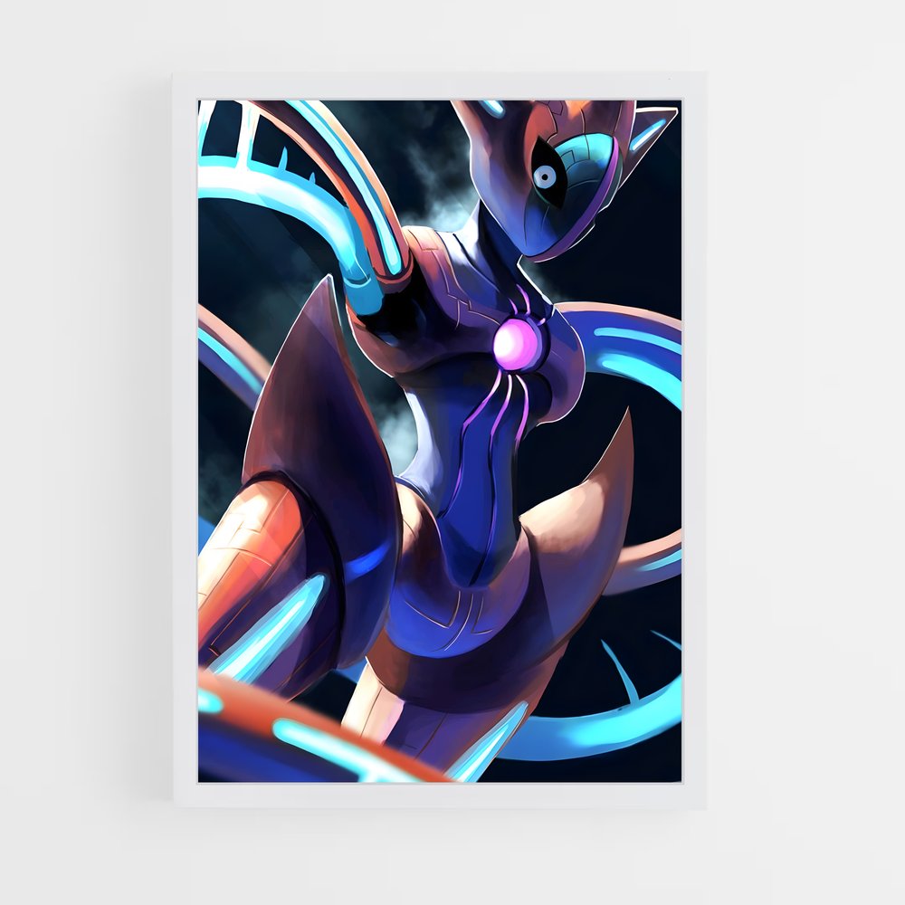 Poster Deoxys en Folie – affiche Pokemon (vue 3)