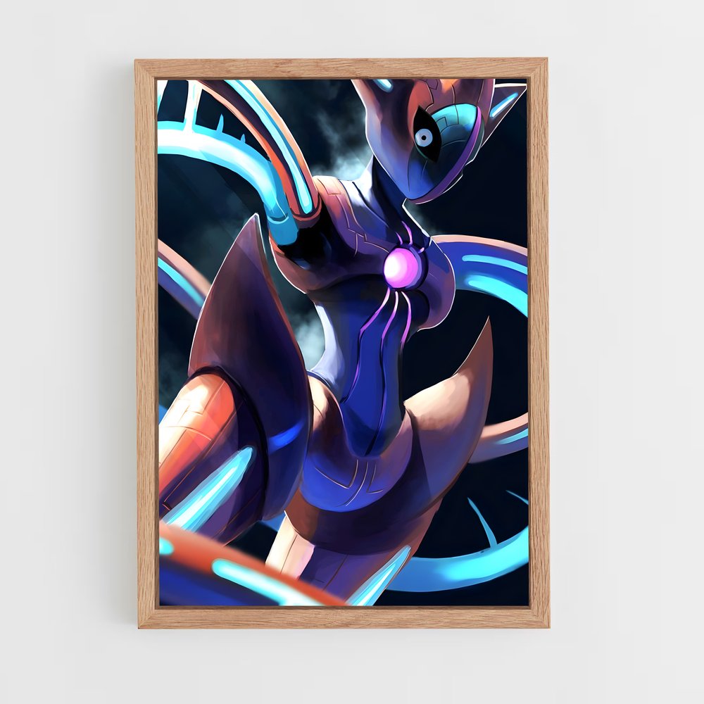Poster Deoxys en Folie – affiche Pokemon (vue 4)