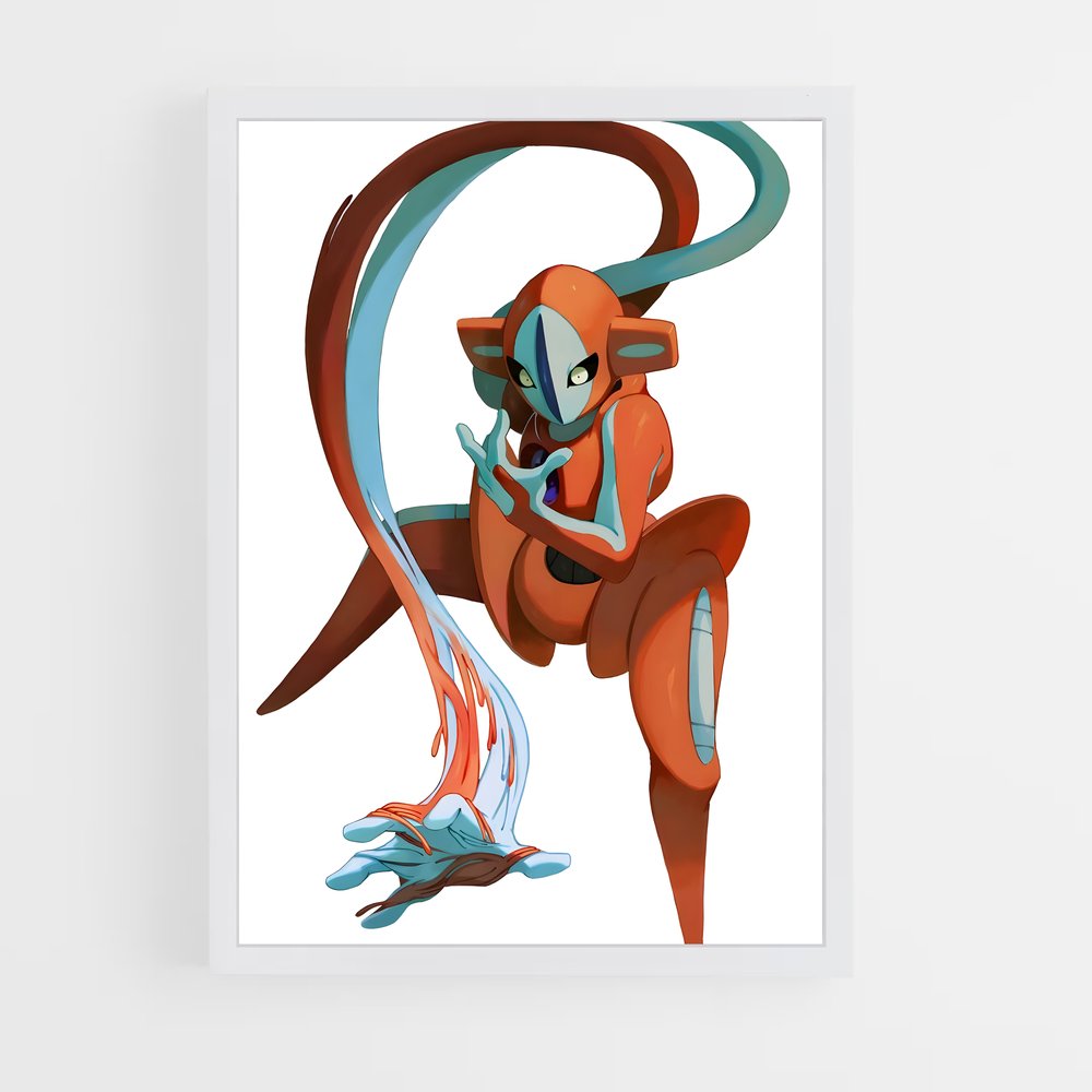 Poster Deoxys et le Poisson Mystérieux – affiche Pokemon (vue 3)