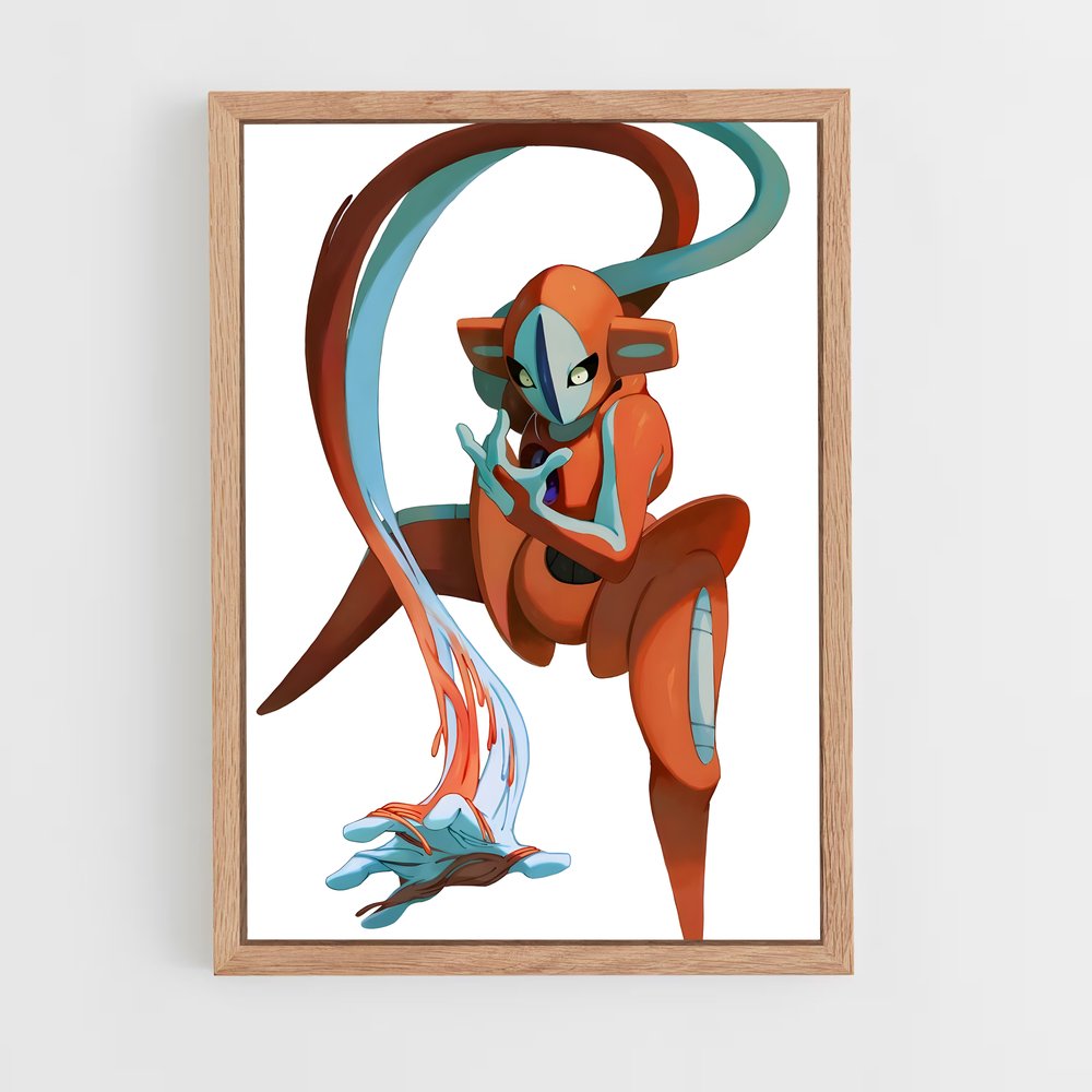 Poster Deoxys et le Poisson Mystérieux – affiche Pokemon (vue 4)