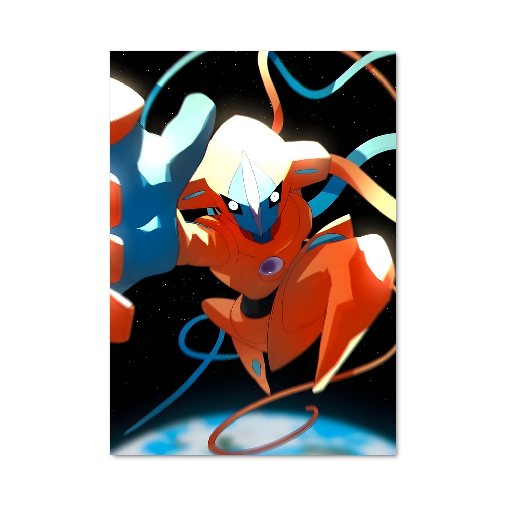 Poster Deoxys en Vol – affiche Pokemon