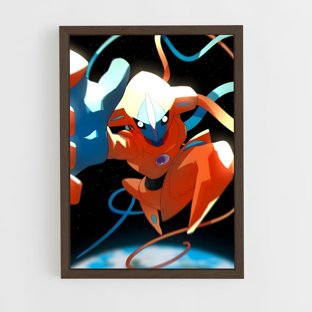 Poster Deoxys en Vol – affiche Pokemon (vue 5)
