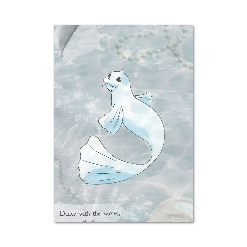 Poster Sirène en Merveille – affiche Pokemon